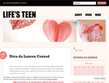 Tablet Screenshot of lifesteen.wordpress.com