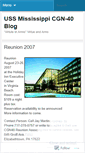 Mobile Screenshot of cgn40.wordpress.com