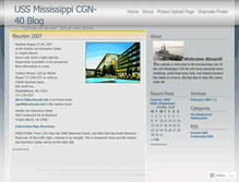 Tablet Screenshot of cgn40.wordpress.com