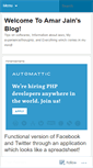 Mobile Screenshot of amarjain.wordpress.com