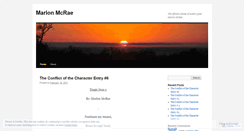 Desktop Screenshot of marlonmcrae.wordpress.com