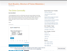 Tablet Screenshot of kurtvbeasley.wordpress.com