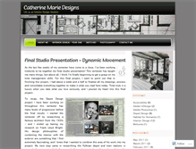 Tablet Screenshot of catherinemariedesign.wordpress.com