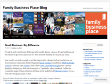 Tablet Screenshot of familybusinessplace.wordpress.com