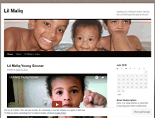 Tablet Screenshot of lilmaliq.wordpress.com