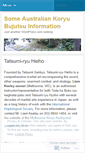 Mobile Screenshot of koryuaustralia.wordpress.com