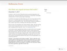 Tablet Screenshot of melbourneforex.wordpress.com