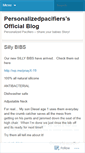 Mobile Screenshot of personalizedpacifiers.wordpress.com