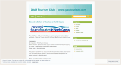 Desktop Screenshot of gautourism.wordpress.com