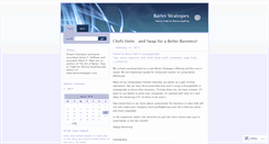 Desktop Screenshot of barterstrategies.wordpress.com