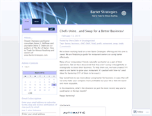 Tablet Screenshot of barterstrategies.wordpress.com