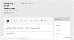 Desktop Screenshot of hanmir.wordpress.com