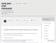 Tablet Screenshot of hanmir.wordpress.com