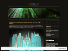 Tablet Screenshot of nomadspacelab.wordpress.com
