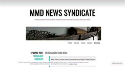 Desktop Screenshot of mmdnews.wordpress.com