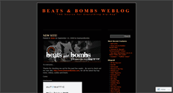 Desktop Screenshot of beatsandbombs.wordpress.com