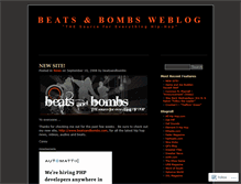 Tablet Screenshot of beatsandbombs.wordpress.com