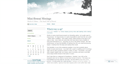 Desktop Screenshot of minibonsai.wordpress.com
