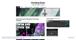 Desktop Screenshot of grindingdown.wordpress.com