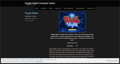 Desktop Screenshot of pegglenights.wordpress.com