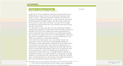 Desktop Screenshot of mysafebox.wordpress.com