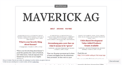 Desktop Screenshot of maverickag.wordpress.com