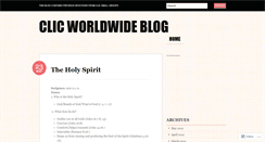 Desktop Screenshot of clicworldwide.wordpress.com