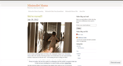 Desktop Screenshot of minimalistmama.wordpress.com