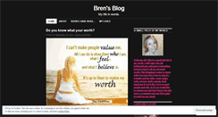 Desktop Screenshot of brendachandler.wordpress.com