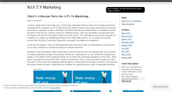 Desktop Screenshot of niftymarketing.wordpress.com