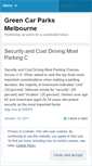 Mobile Screenshot of greencarparks.wordpress.com