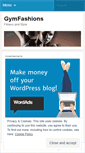 Mobile Screenshot of gymfashions.wordpress.com