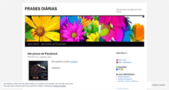 Desktop Screenshot of frasesdiarias.wordpress.com