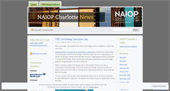 Desktop Screenshot of naiopcharlotte.wordpress.com