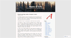 Desktop Screenshot of masksoferis.wordpress.com