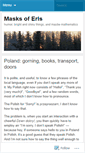 Mobile Screenshot of masksoferis.wordpress.com