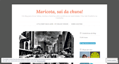 Desktop Screenshot of maricotinha.wordpress.com