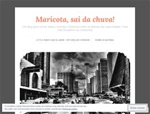 Tablet Screenshot of maricotinha.wordpress.com