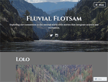 Tablet Screenshot of fluvium.wordpress.com