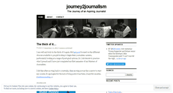 Desktop Screenshot of journey2journalism.wordpress.com