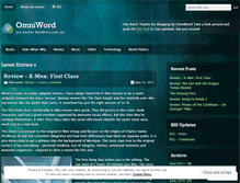 Tablet Screenshot of omniword.wordpress.com