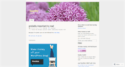 Desktop Screenshot of booshy.wordpress.com