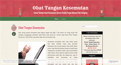 Desktop Screenshot of obattangankesemutan.wordpress.com