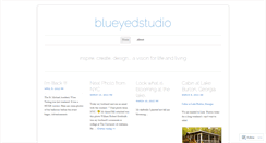 Desktop Screenshot of blueyedstudio.wordpress.com