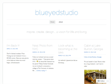 Tablet Screenshot of blueyedstudio.wordpress.com