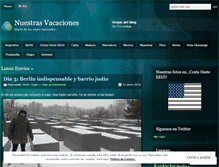 Tablet Screenshot of nuestrasvacaciones.wordpress.com