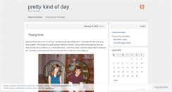 Desktop Screenshot of ishkindofday.wordpress.com