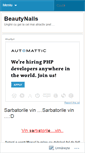 Mobile Screenshot of beautynailss.wordpress.com