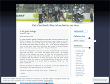 Tablet Screenshot of endofbench.wordpress.com