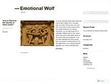 Tablet Screenshot of emotionalwolf.wordpress.com